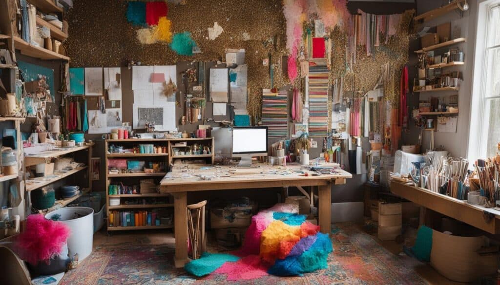 crafting workspace