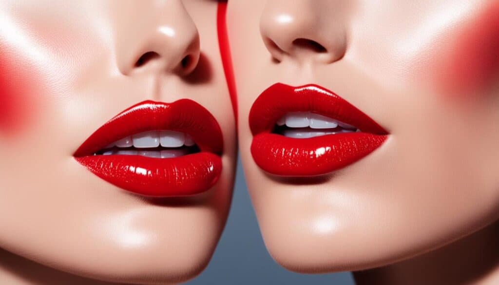red lips