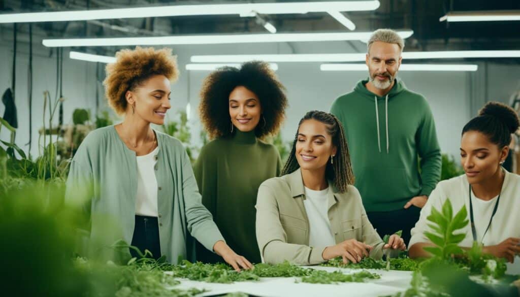 collaboration in sustainable fashion