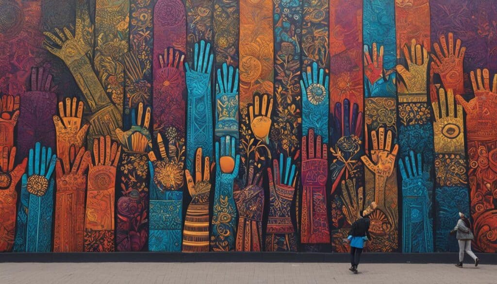 street art conveying messages