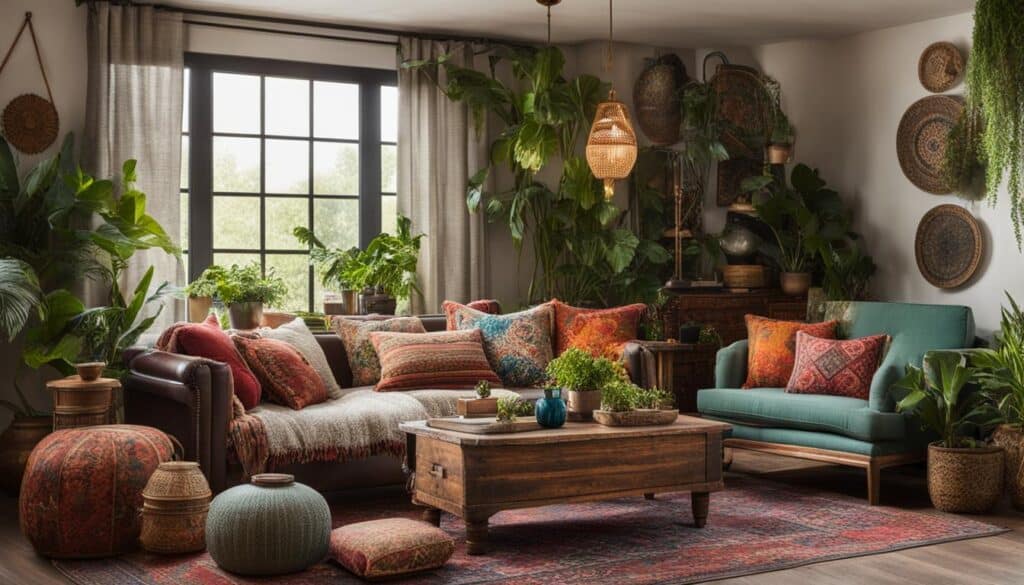 bohemian style home decor