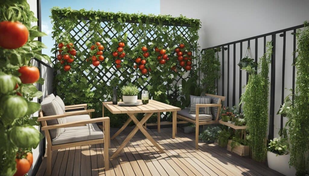 trellises for vertical gardening