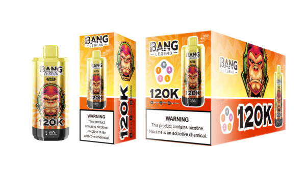 Bang Legend 120K Energy Drink/Peach Ice/Mango Ice/Cranberry Grape/Blackcurrant