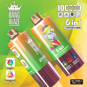 Bang Blaze 100000 Peach Ice/Blackcurrant Pineapple Ice/Green Apple Kiwi
