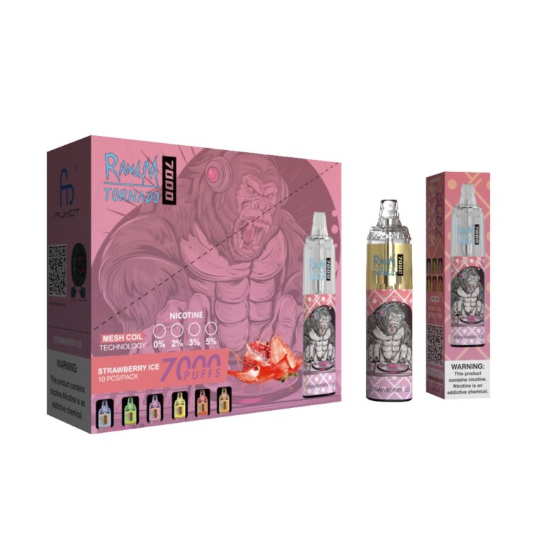RandM Tornado 7000 Strawberry – Bild 3