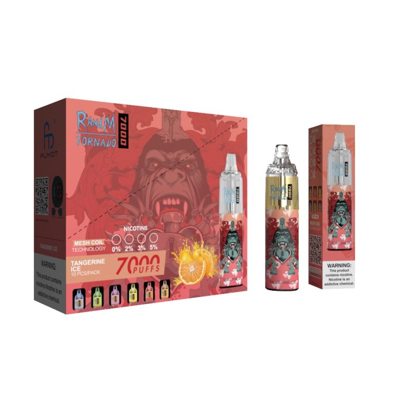 RandM Tornado 7000 Tangerine Ice – Bild 3