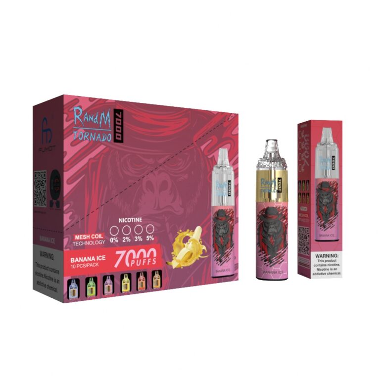 RandM Tornado 7000 Banana Ice – Bild 3