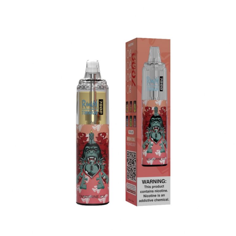 RandM Tornado 7000 Tangerine Ice – Bild 2