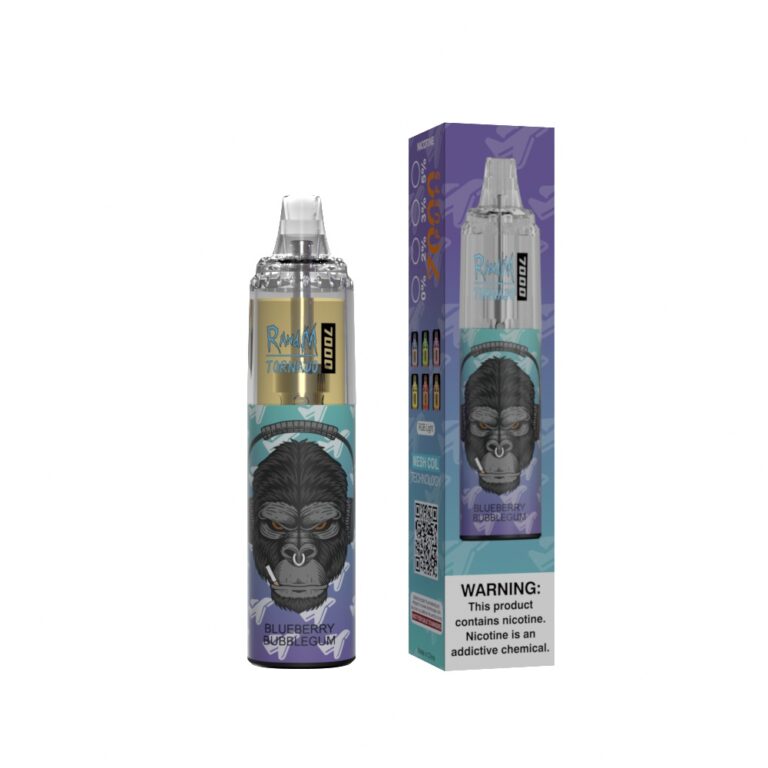 RandM Tornado 7000 Blueberry Bubblegum – Bild 2