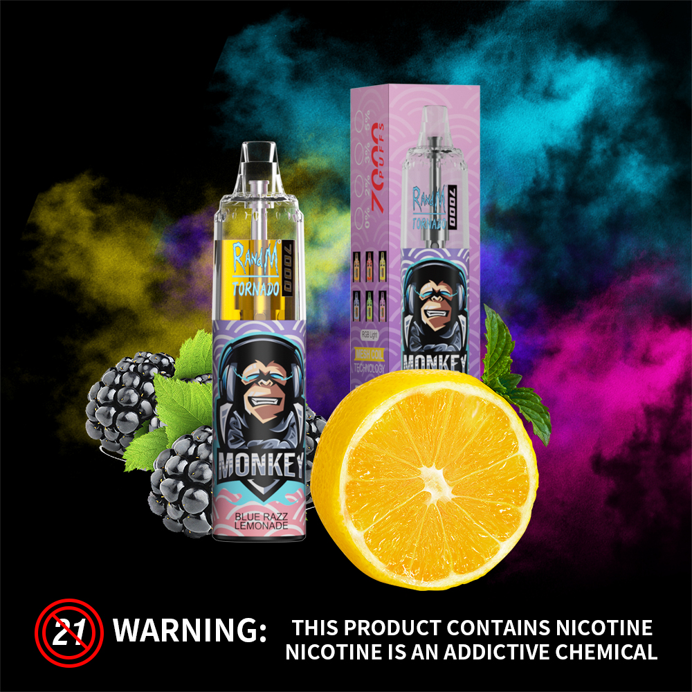 RandM Tornado 7000 Blue Razz Lemonade
