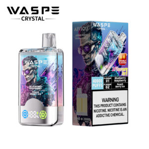 WASPE Crystal 40000 Blueberry Raspberry/Peach Berry Ice