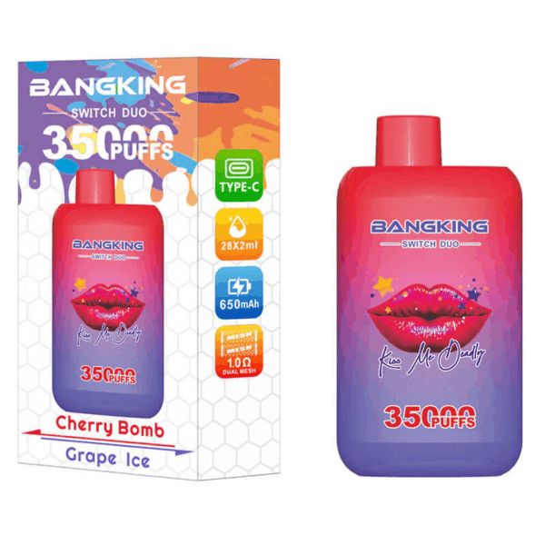 Bang King 35000 Cherry Bomb/Grape Ice
