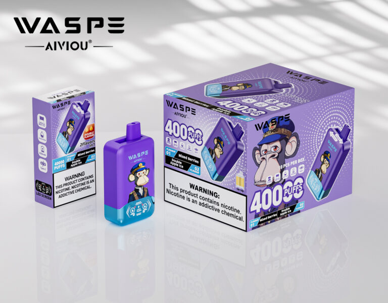 WASPE AIVIOU 40000 Mixed Berries/Double Apple Ice