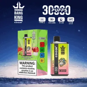Bang King 30000 Strawberry Kiwi/Peach Ice