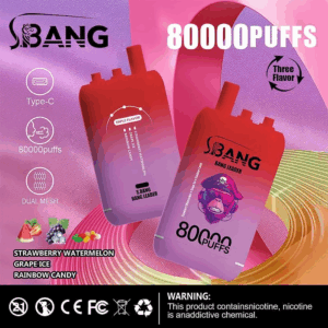 Bang Leader 80000 Strawberry And Watermelon/Grape Ice/Rainbow Candy