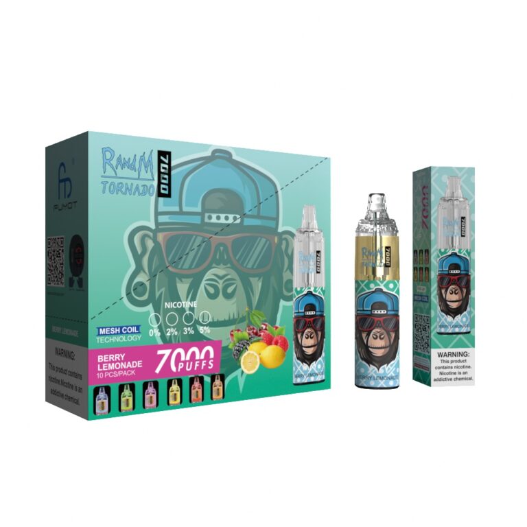 RandM Tornado 7000 Berry Lemonade – Bild 3