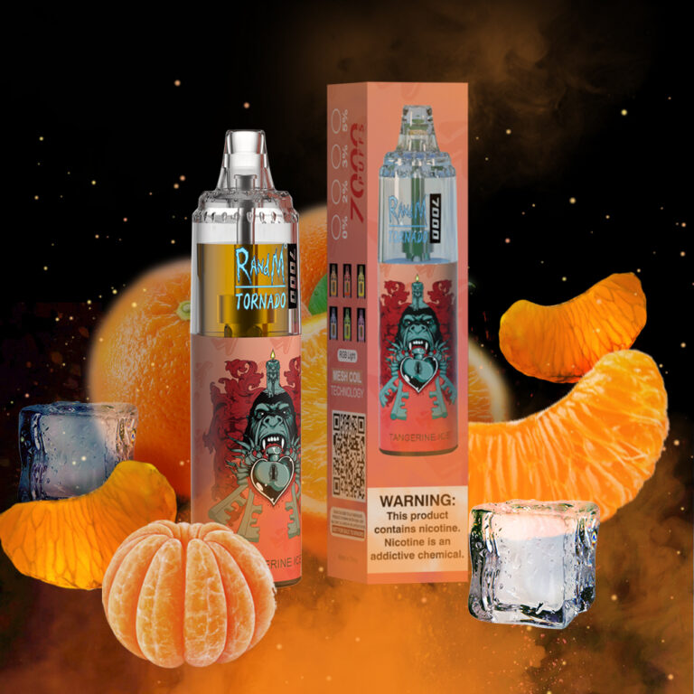 RandM Tornado 7000 Tangerine Ice