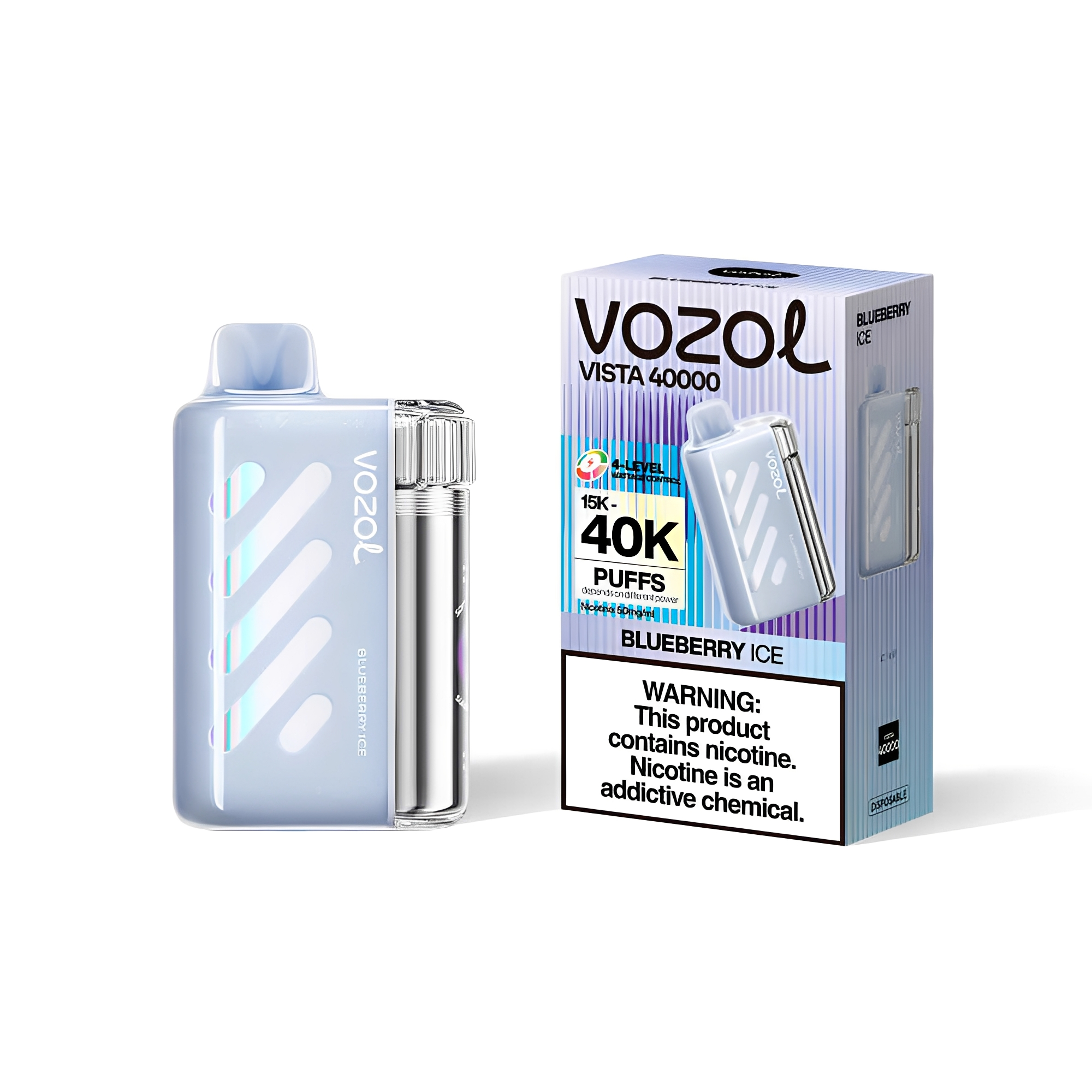 Vozol Vista 40000 Blueberry Ice – Bild 2