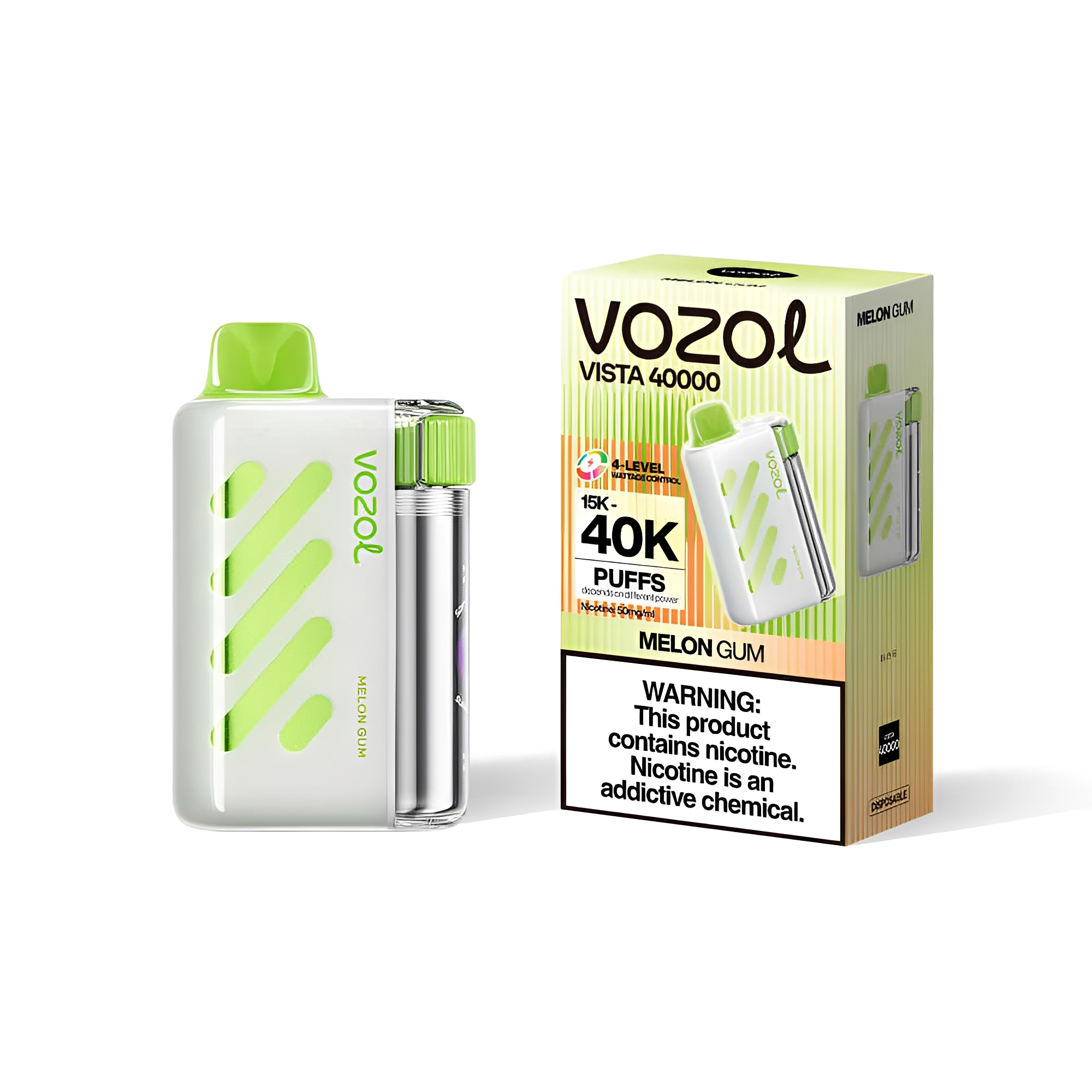 Vozol Vista 40000 Melon Gum – Bild 2