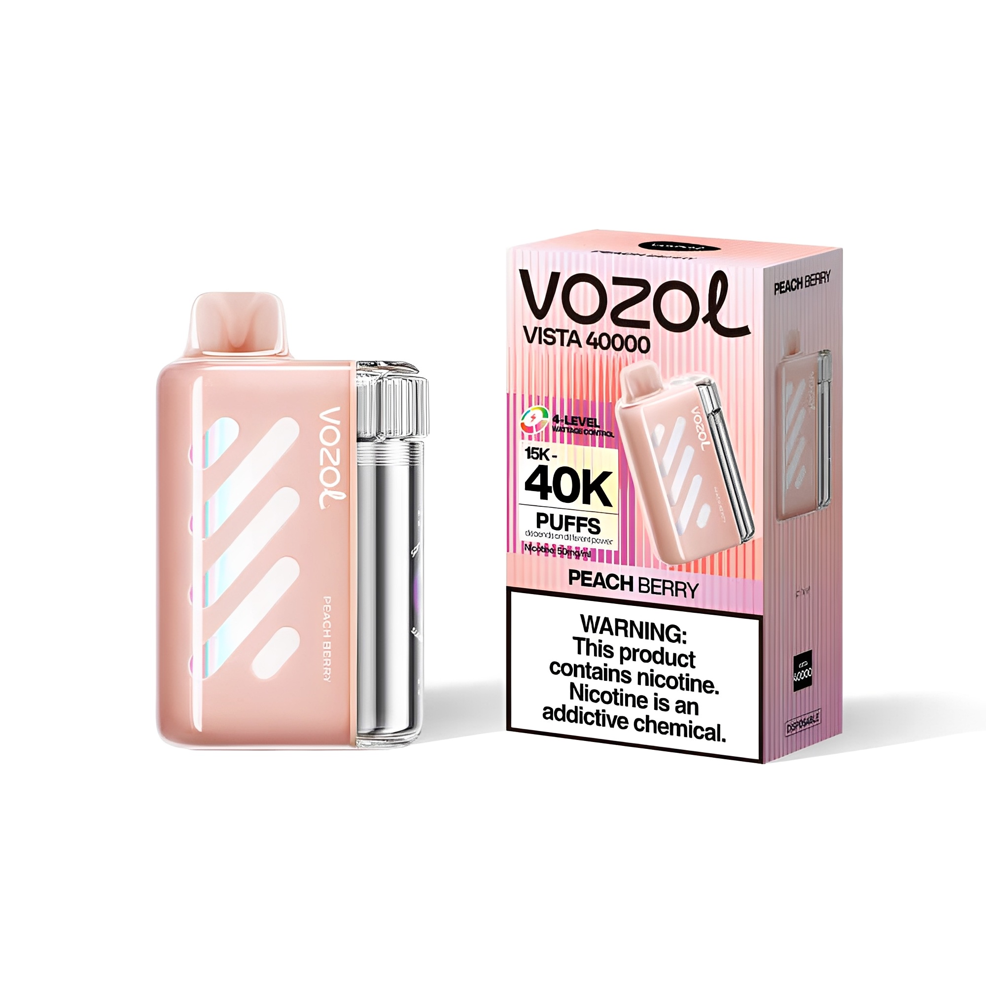 Vozol Vista 40000 Peach Berry – Bild 2