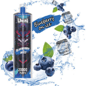 Uwin Shisha Hookah Crystal 20000 Blueberry on Ice