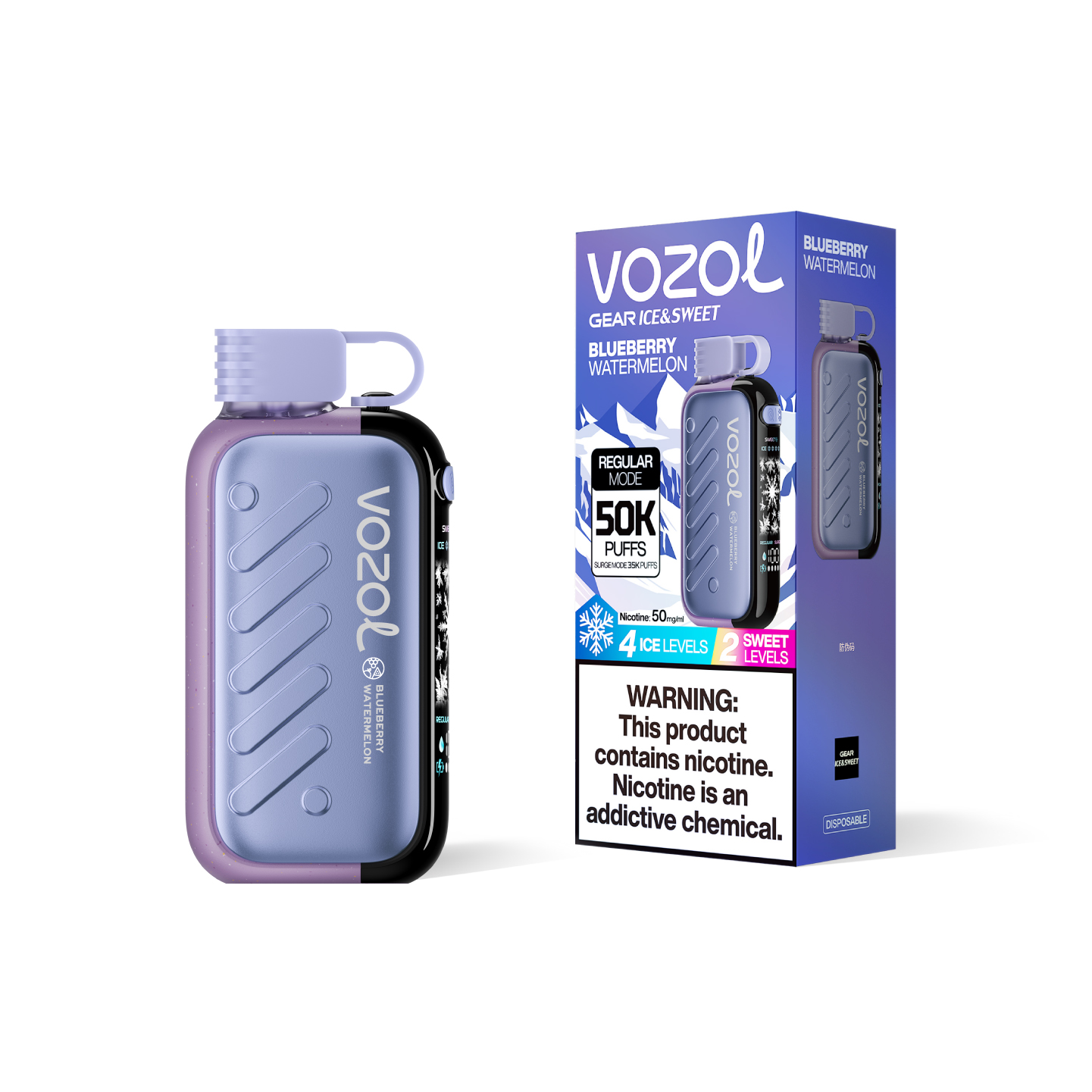 Vozol Gear Ice&Sweet 50k Blueberry Watermelon