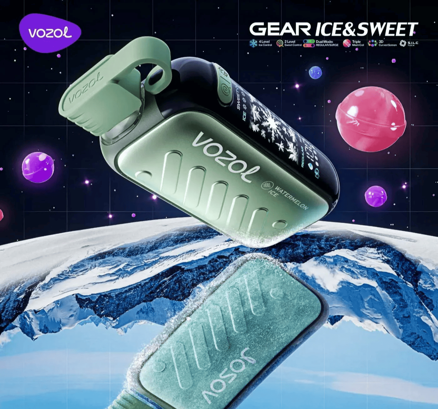 Vozol Gear Ice&Sweet 50k Melon Gum