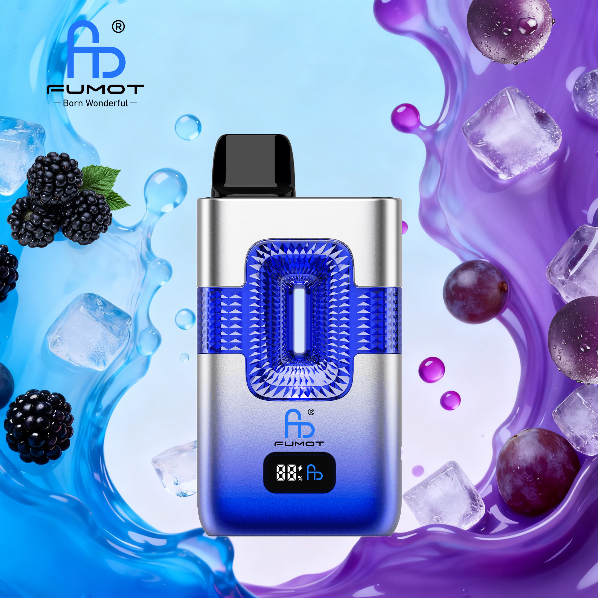 Fumot ECO 2in1 50K Black Ice/Grape Ice