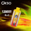 OKSO 6IN1 120K Strawberry Gummy Bear/Pineapple Ice/Blue Razz Lemonade