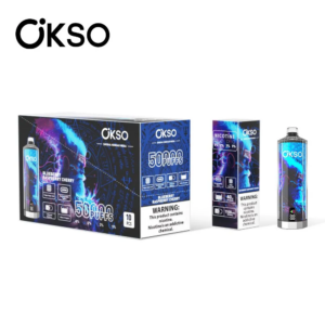 OKSO Shisha Hookah Mega 50000 Blueberry Raspberry Cherry