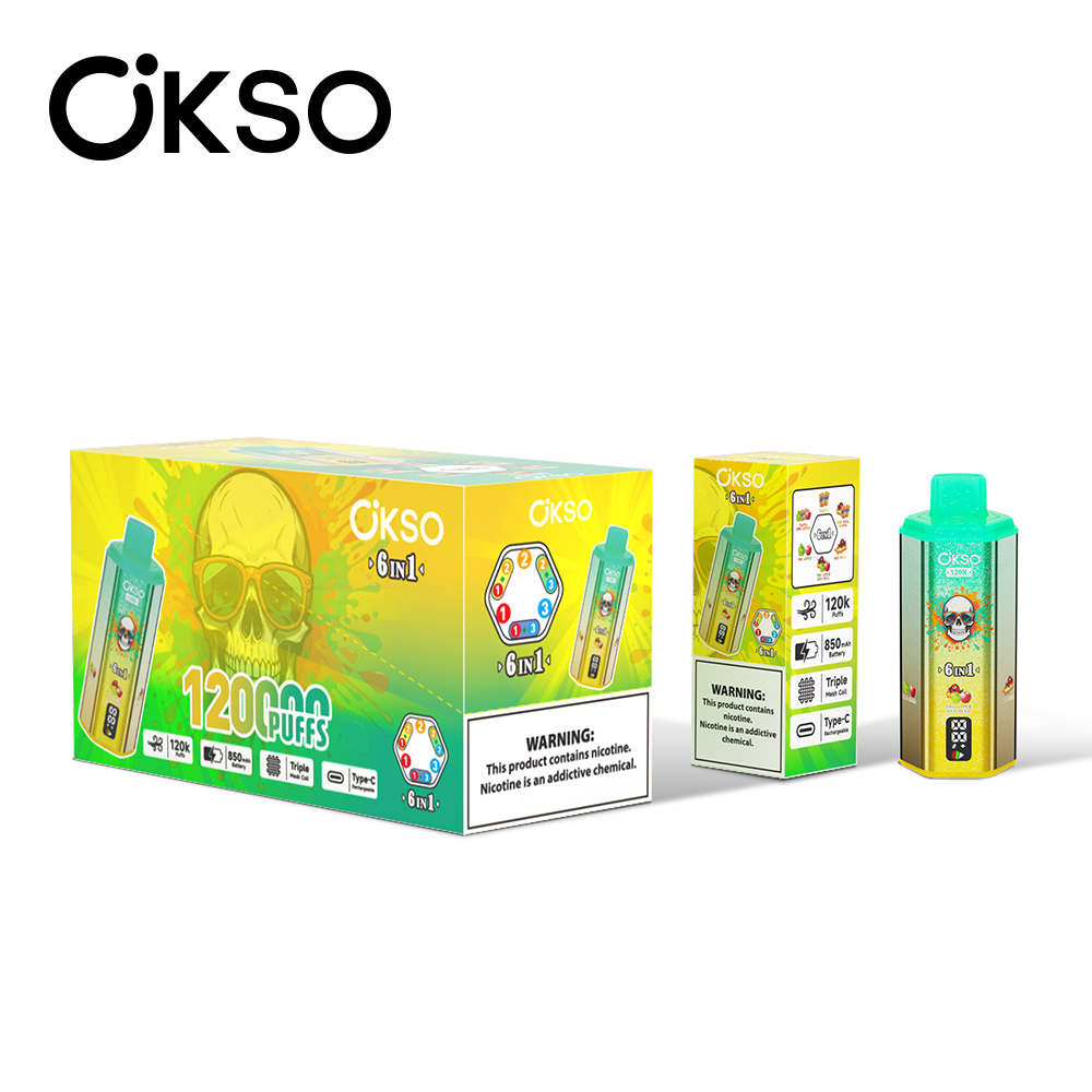 OKSO 6IN1 120K Two Apple/Rad Bull/Fanta