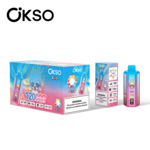 OKSO 6IN1 120K Strawberry Watermelon/Peach Ice/Mango Ice
