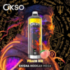 OKSO Shisha Hookah Mega 50000 Peach Ice