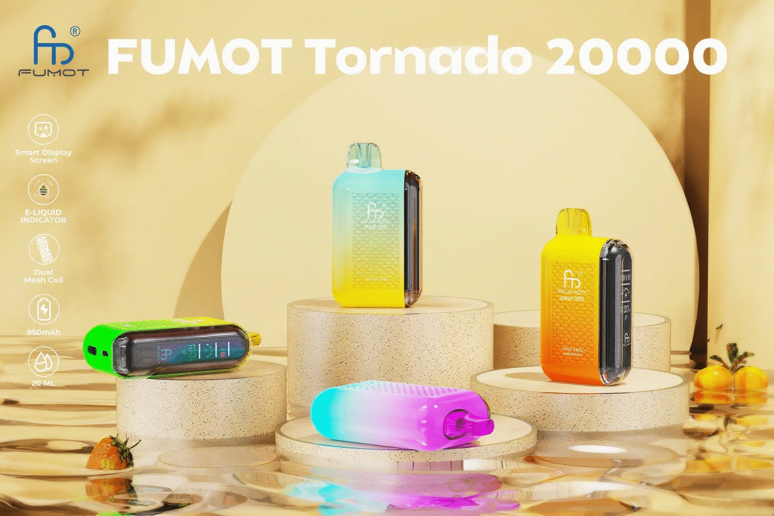 Fumot Tornado 20000 puffs wegwerp e-sigaret kopen