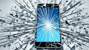 phone screen damage