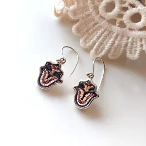 Petal micro mosaic jewellery