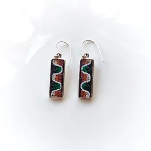 Waves  micro mosaic jewelry