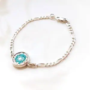 Handmade micro mosaic bracelet with stone details Cami Style