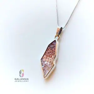 Map of Palestine - micro mosaic jewellery
