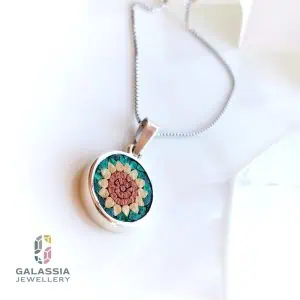 sunflower pendent
