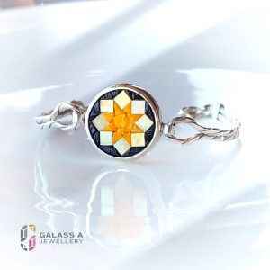Geometric Design micro-mosaic Bracelet