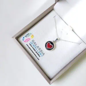 Micro Mosaic Red Heart 
