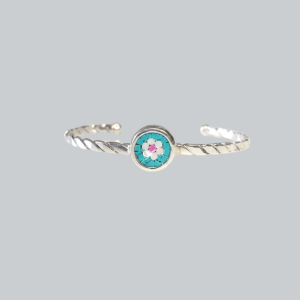 Blossom Cuff Bracelet - Handmade 925 Silver Sterling