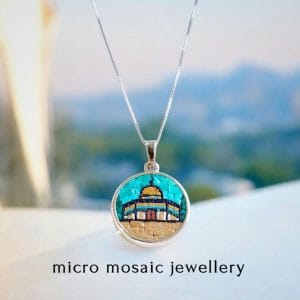 Dome of the Rock Mosaic Pendant