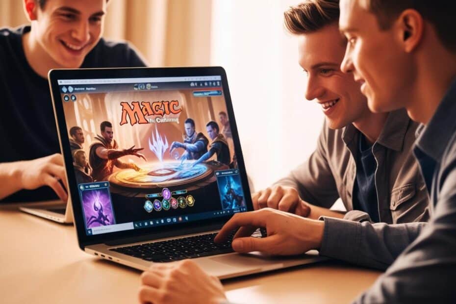 MTG Arena rozhraní na obrazovce