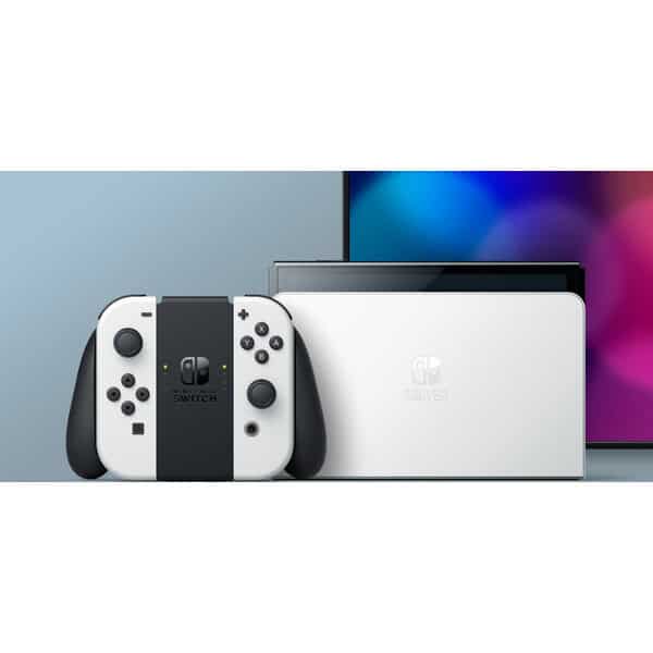 Konzole Nintendo Switch OLED bílý + Super Mario Bros. Wonder + 12M NSO - Image 4