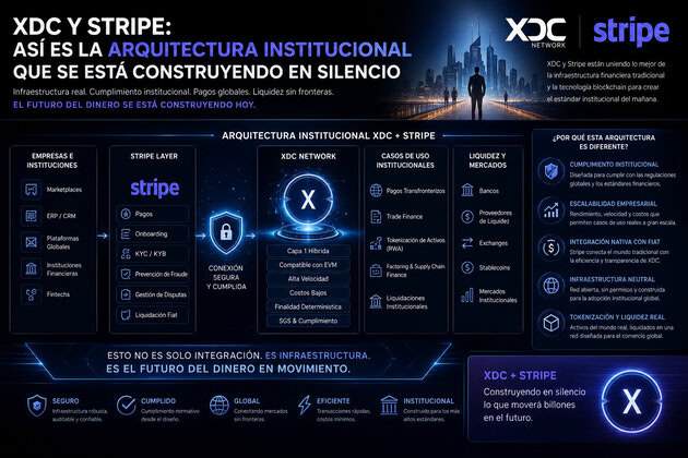 Xdc y Stripe arquitectura institucional