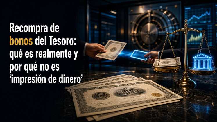 Recompra de bonos del Tesoro de EE. UU.: mecanismo explicado paso a paso, sin creación de dinero nuevo