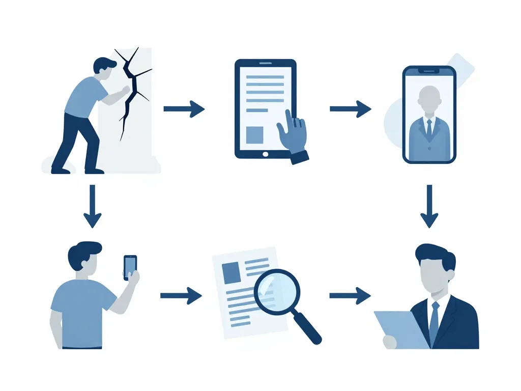 démarches assurance maison dégâts causés par des racines séquence actions