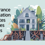 assurance habitation dégâts causés par des racines illustration moderne